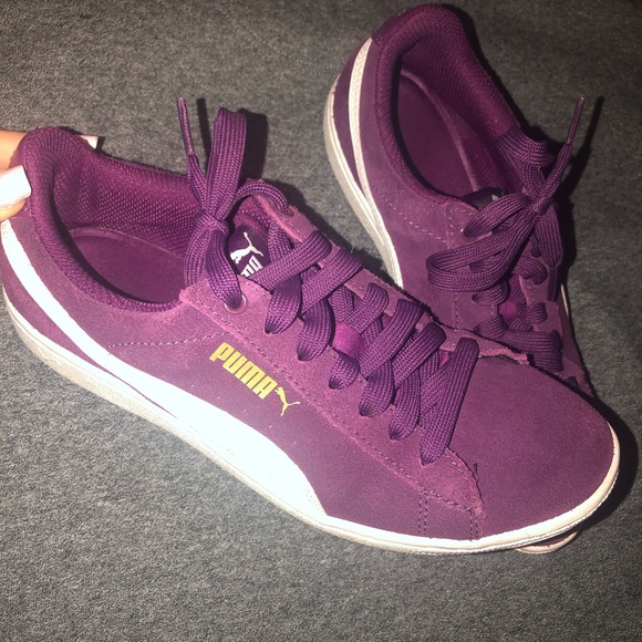 deep purple sneakers